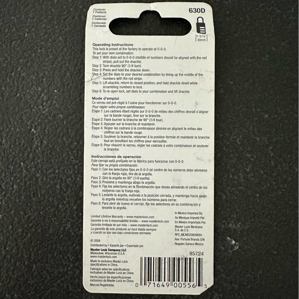 Master Lock - Picture 4 of 4